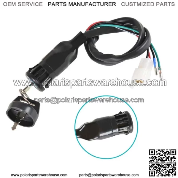 New Ignition Key Switch Fit For 1985-1987 Honda TRX250 Fourtrax 35100-HA8-682 For: Honda