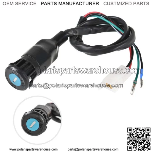 New Ignition Key Switch Fit For 1985-1987 Honda TRX250 Fourtrax 35100-HA8-682 For: Honda - Image 2