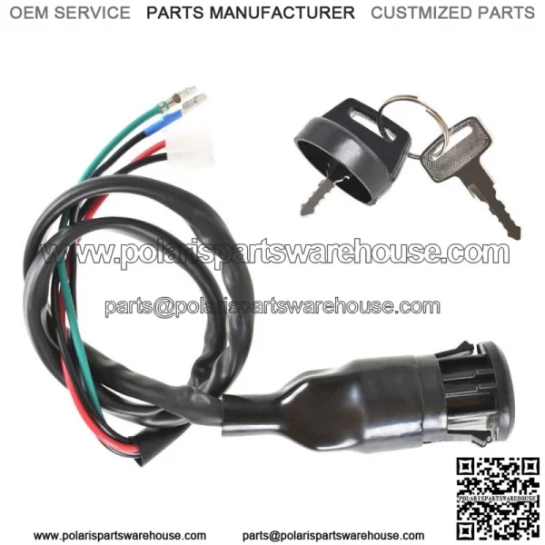 New Ignition Key Switch Fit For 1985-1987 Honda TRX250 Fourtrax 35100-HA8-682 For: Honda - Image 4