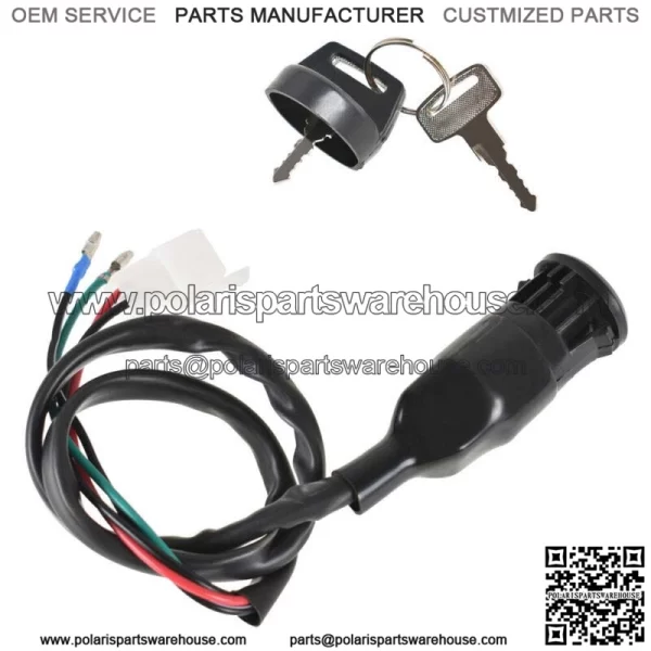 New Ignition Key Switch Fit For 1985-1987 Honda TRX250 Fourtrax 35100-HA8-682 For: Honda - Image 5
