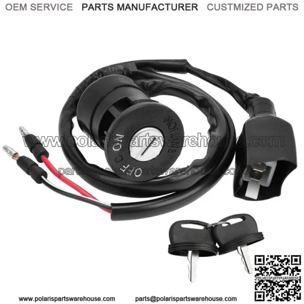 Ignition Key Switch for Honda FourTrax 250 TRX250 1985 1986 1987 35100-HA8-682 For: Honda - Image 3