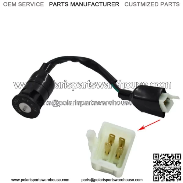 Ignition Key Switch For Polaris Sportsman 90 2001-2014 Outlaw 50 90 110 - Image 5