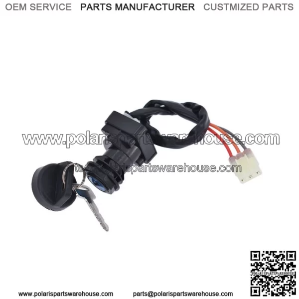 Key Ignition Switch For Arctic Cat 08-11 366 11-12 425 350 13-15 400 450 3313439 - Image 2
