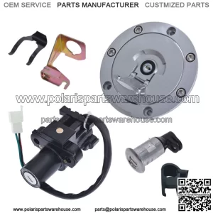 Ignition Switch Fuel Gas Cap Seat Lock For Honda CBR600F4/F4i CBR600RR CBR1100XX