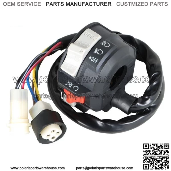 Left Handlebar Kill Switch Start Run Off Headlight for 1986 Yamaha Moto 4 225 - Image 4