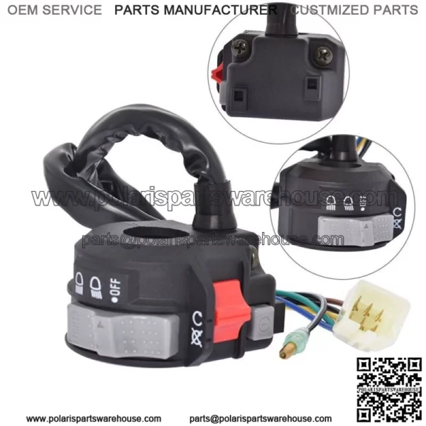 NEW SWITCH on off run start stop headlight For Yamaha Warrior Kodiak Big Bear - Image 3