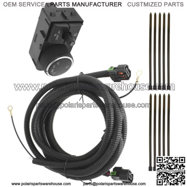 25858705 Fog Light Wiring Harness & Switch For 2007-2013 Chevy Silverado GMC V8