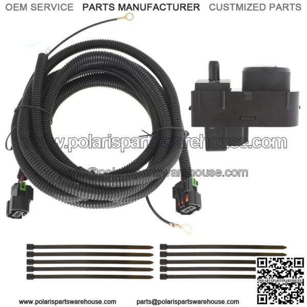 25858705 Fog Light Wiring Harness & Switch For 2007-2013 Chevy Silverado GMC V8 - Image 3