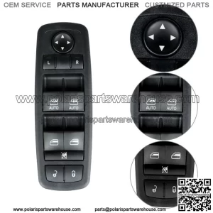 Driver Side Power Window Control Switch For 2011-2016 2017 Dodge Charger 4-Door