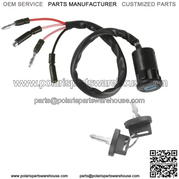 Ignition Key Switch for Honda 300 TRX300FW Fourtrax 4x4 1990-2000 Atv New - Image 3