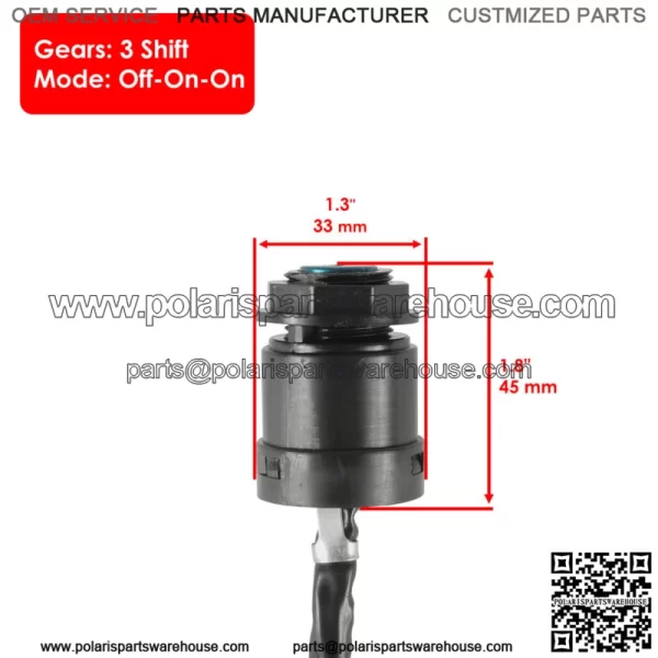 Ignition Key Switch for Yamaha Blaster 200 YFS200 Yfs 200 1988-2006 (For: Yamaha YFS200) - Image 2