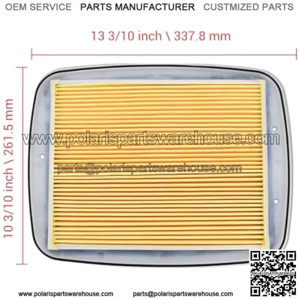 6S5E44510000 Air Filter 006-590 6S5-E4451-00-00 Compatible with Yamaha FX HO 2009-2019 FX Cruiser HO 2009-2019 FX SHO 2008-2015 FX Cruiser SHO 2008-2014 FX SVHO 2014-2019 FX Cruiser SVHO - Image 2