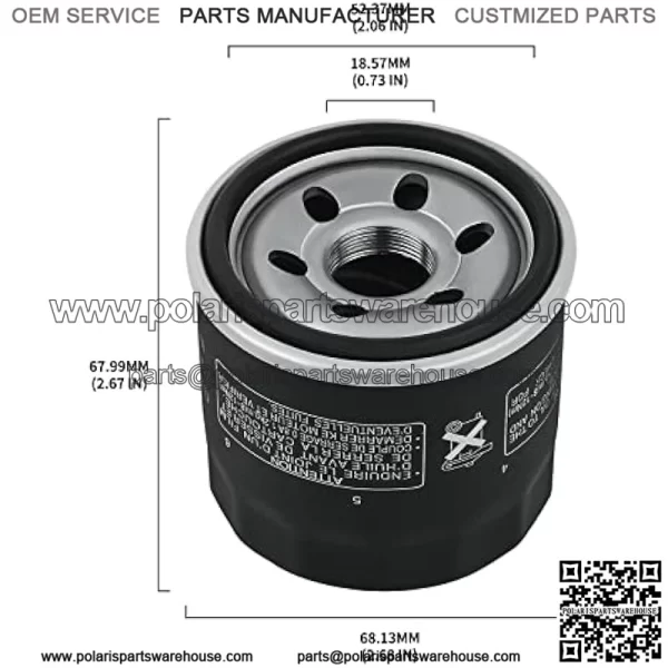 13780-03G00 Air Filter 1651003G00 Oil Filter Fit for Suzuki Eiger 400 LTA400 2x4 LTA400F 4x4 Auto 2003-2007 King Quad 400 LTF400F 2008-2012 LTA500F Vinson 500 LTF400 LTF500F LTZ400 Quad Sport - Image 4