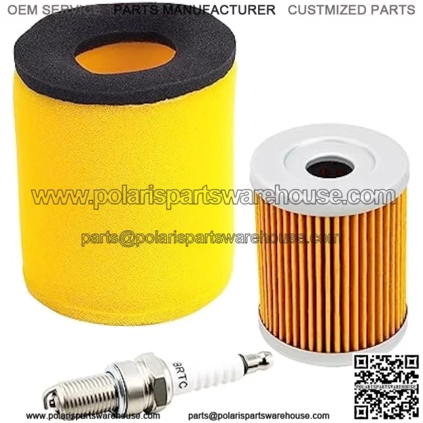 13781-19B00 Air Filter/Oil Filter/Spark Plug kits Compatible With Suzuki 1987-2002 Quadrunner 250 2x4 4X4?1991-2002 King Quad 300 4X4?1991-2002 King Quad 300 ATV