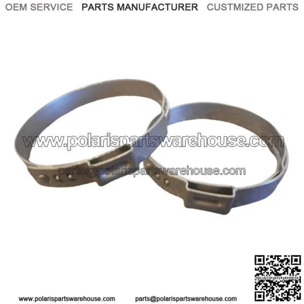 CanAm Outlander Renegade Pair Driveshaft Clamps Vibration Resistant Crimp Boot
