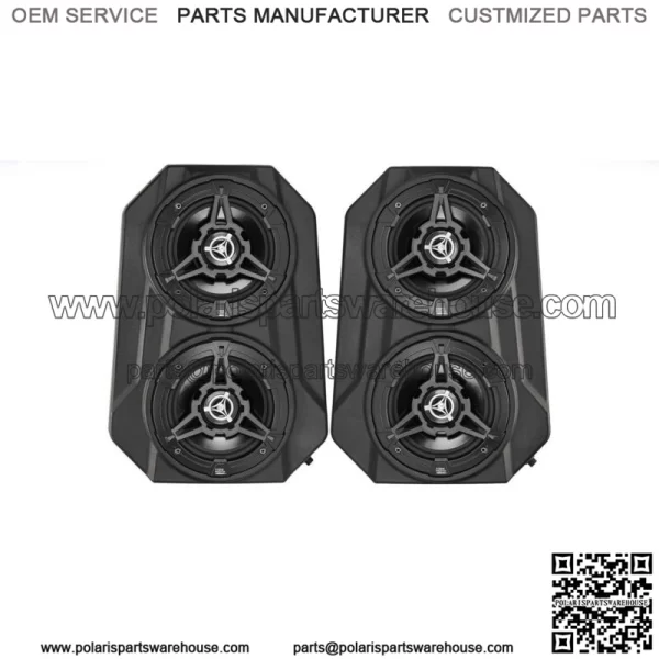 Bluetooth 6.5" 4 Speaker Overhead Stereo UTV Golf Cart Audio Sound Bar System (Fits: Yamaha Rhino 660)