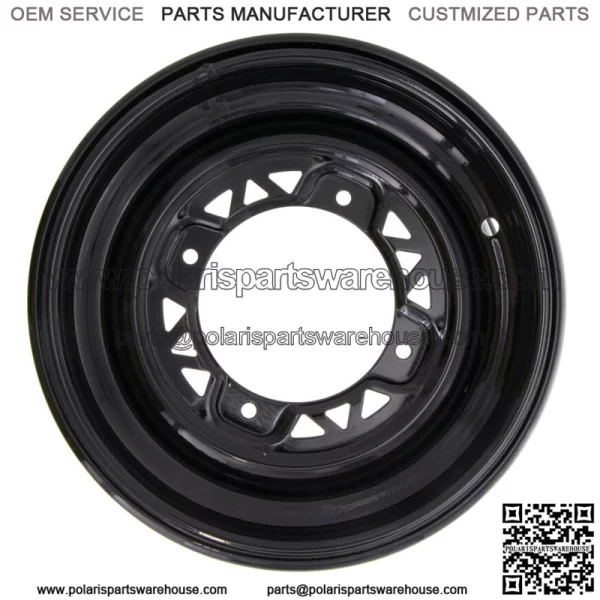 Polaris 1523448-067 Black Front Rim 12x6 Sportsman Scrambler 800 700 600 570 550 For: Polaris
