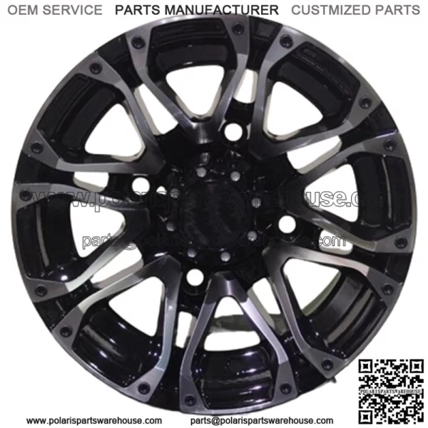 POLARIS RANGER XP1000 12" STI HD3 M ALUMINUM ATV WHEELS  SET 4  POL10K For: Polaris