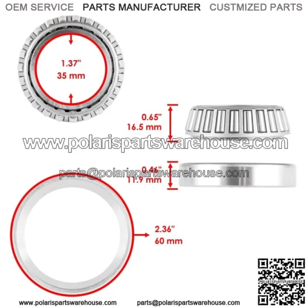 Rear Hub Repair Kit For Polaris Scrambler 500 2005-2012 - Image 2