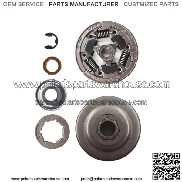 Fit For 036 MS360 Chainsaw 3/8"-7T Clutch Drum Rim Sprocket Bearing Kit - Image 2