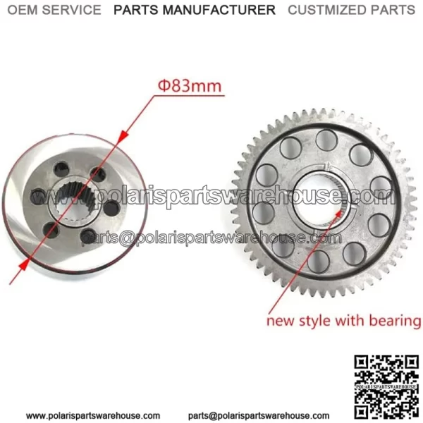 Motorcycle Start Starter Overrunning Clutch Kit Electric Actuated Engine For ZONGSHEN NC250 250CC ZS177MM Motocross Dirt bike parts (NC250 Starter Overrunning Clutch kit) - Image 2