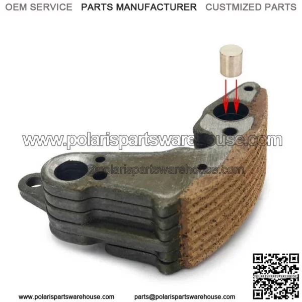 Wet Clutch Brass Slugs Kit for Yamaha Rhino Grizzly Wolverine Viking Kodiak 700 - Image 2
