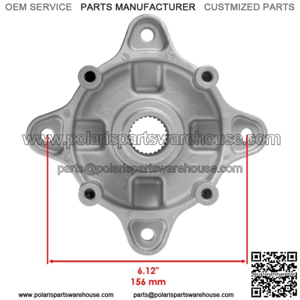 Rear Wheel Axle Hub w/Bearing for Polaris Sportsman 400 4X4 2011 2012 2013 2014 For: Polaris Sportsman 570 - Image 2