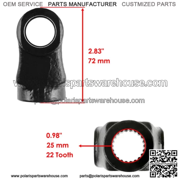Front Drive Prop Shaft Yoke For Polaris Sportsman 800 EFI 2005 2006 2007 2008 For: Polaris Sportsman 800 - Image 2