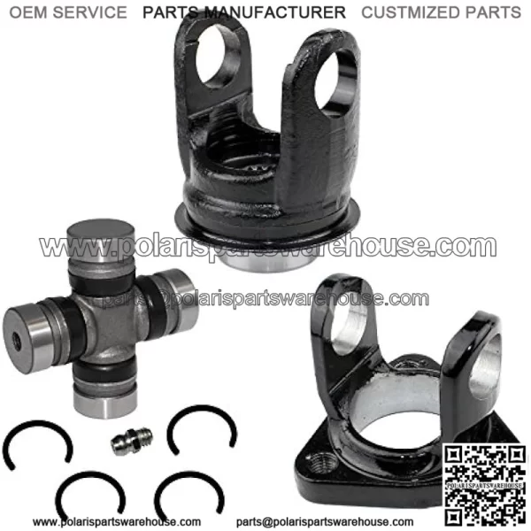 Rear Drive Shaft Pairing Yokes Compatible with Suzuki Lt-A400 Eiger 400 2X4 Auto 2002-2007