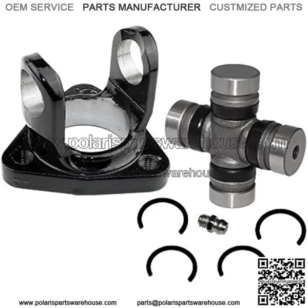 Propshaft Yoke with U-Joint Compatible with Suzuki Lt-F400 Ltf400 Eiger 400 2X4 Man 2002-2007