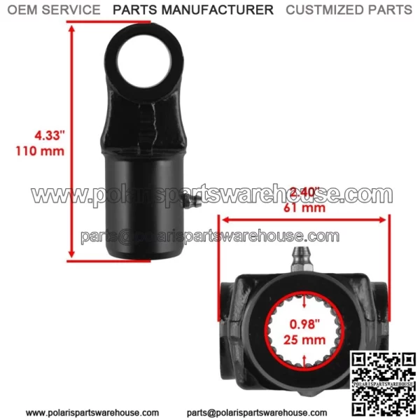 Front Drive Train Prop Shaft Yoke For Polaris Sportsman ACE 570 2015-2019 - Image 2