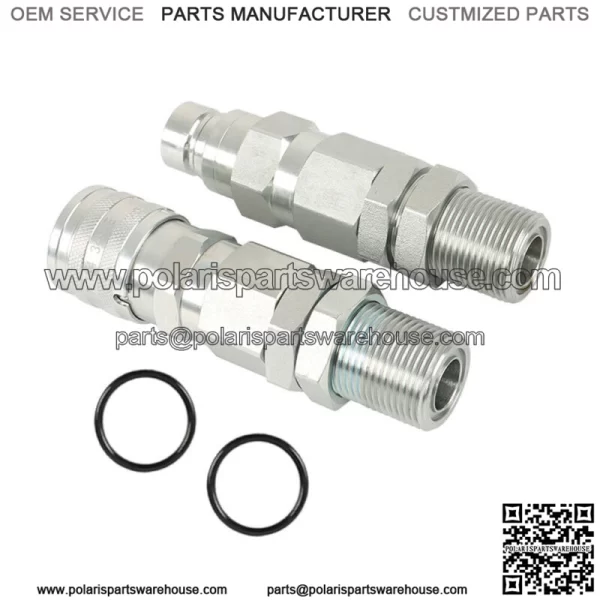For John Deere 35G 50C 260 325 CT332 Hyd.Quick-Connect Coupler KV13884 AT312877 - Image 2
