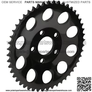 1210-1837 Black Rear Wheel Sprocket 48-Tooth