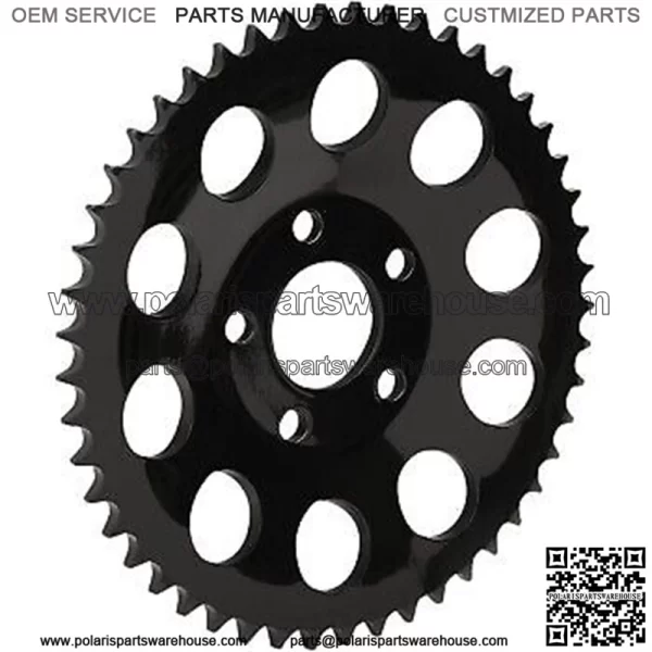 1210-1838 Black Rear Wheel Sprocket 49-Tooth