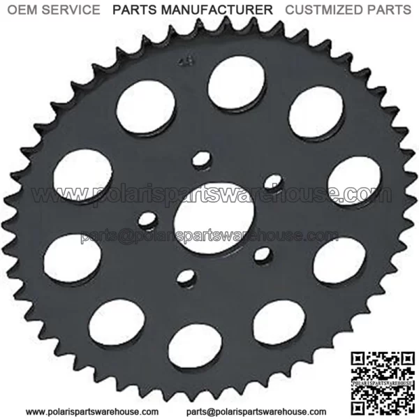 1210-1835 Black Rear Wheel Sprocket 51 Tooth