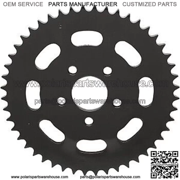 1210-1841 Black Rear Wheel Sprocket 48-Tooth