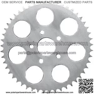 1210-0604 Chrome 51-Tooth Rear Wheel Sprocket