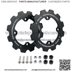Dual Sprocket Guard Chain Protector For Yamaha 700 YFM700 2006-2023 Black For: More than one vehicle