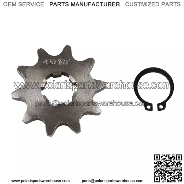 420Chain 17mm 10-18T Front Sprocket For 50 70 90 110 125 140cc ATV Pit Dirt Bike