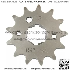 13 Tooth Front Steel Sprocket for Yamaha Warrior 350, Banshee 350 & Raptor 350
