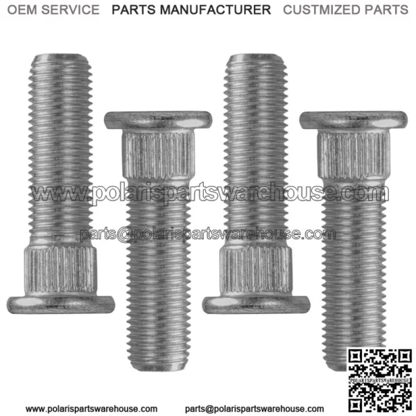 4 Front Rear Wheel Hub Stud Bolt for Polaris Sportsman 800 2005-2015 7518378 For: Polaris Sportsman 800 - Image 3