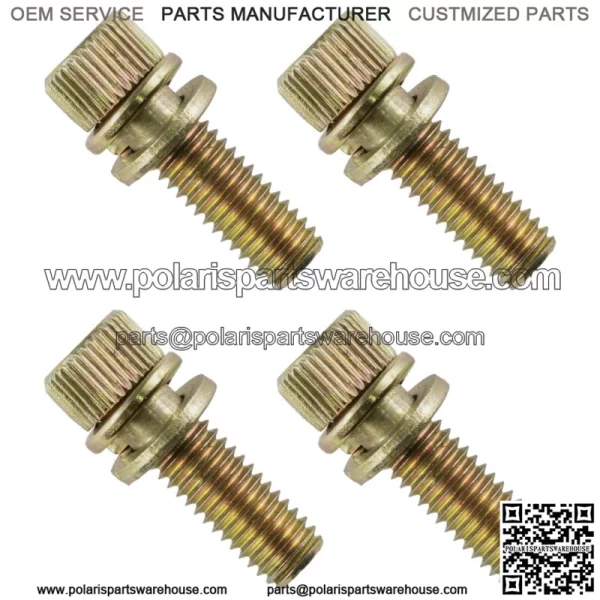 4 Exhaust Manifold Bolts Studs Screw for Polaris Sportsman 570 EFI EPS 2014-2016 For: Polaris Sportsman 570 - Image 3
