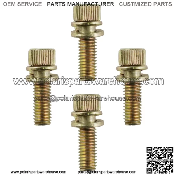 4 Exhaust Manifold Bolts Studs Screw for Polaris Sportsman 570 EFI EPS 2014-2016 For: Polaris Sportsman 570 - Image 4