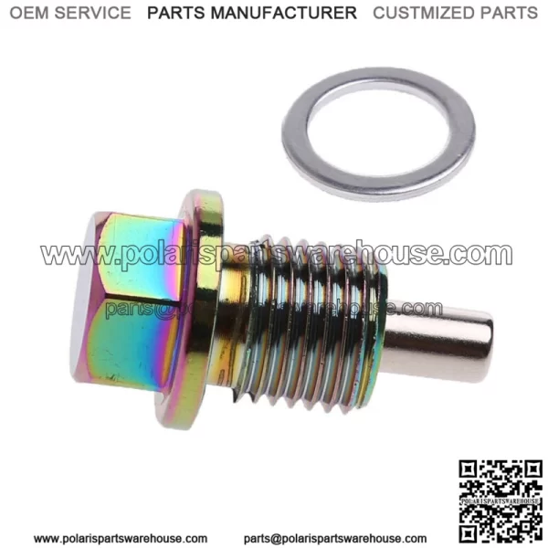 1Pc M14x1.5 Magnetic Car Engine Oil Drain Plug Screw Nut Bolt Sump Nut Set Parts (For: More than one vehicle)
