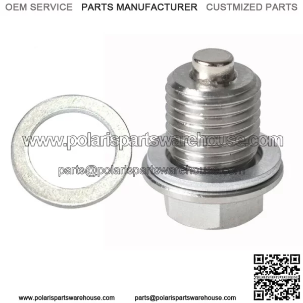 Stainless Steel Oil Drain Plug with NEODYMIUM Magnet (M14 x 1.5 MM)  New