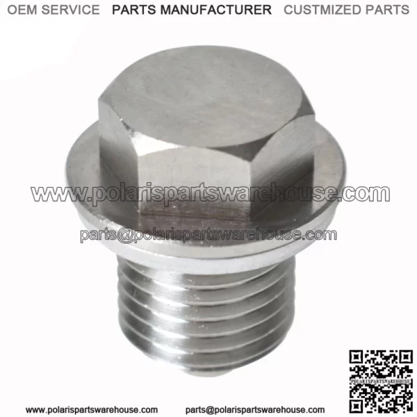 Stainless Steel Oil Drain Plug with NEODYMIUM Magnet (M14 x 1.5 MM)  New - Image 4