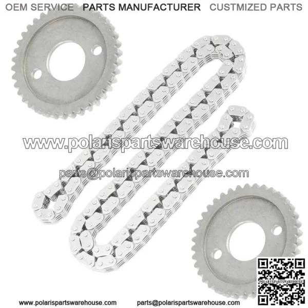 Camshaft Timing Chain w/ Gear Sprocket Fits Polaris Sportsman 570 2014 - 2017 For: Polaris Sportsman 570