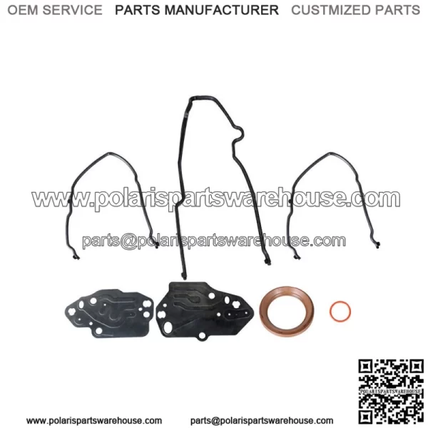 Timing Chain Kit Oil&Water Pump Cover Gasket For 04-08 Ford F150 Lincoln 5.4L 3V - Image 2