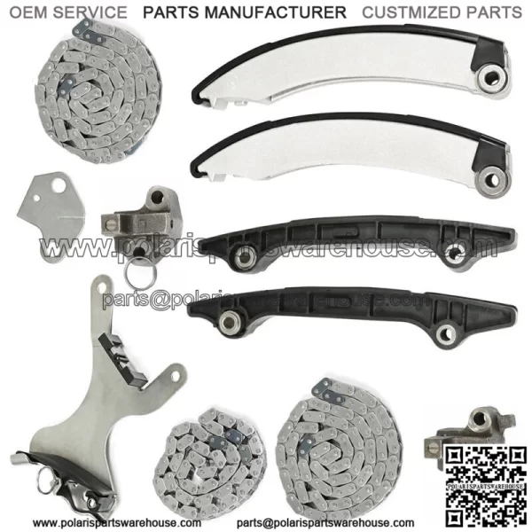 For Chrysler Dodge 3.7 226 SOHC VIN K Timing Chain Kit w/o Gears 2002-2011