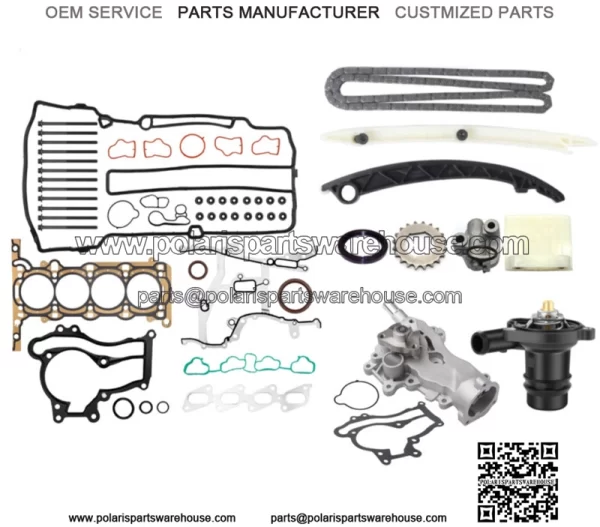 Timing Chain Kit Head Gasket Bolts For 11-15 Chevrolet Sonic Cruze Buick 1.4L L4